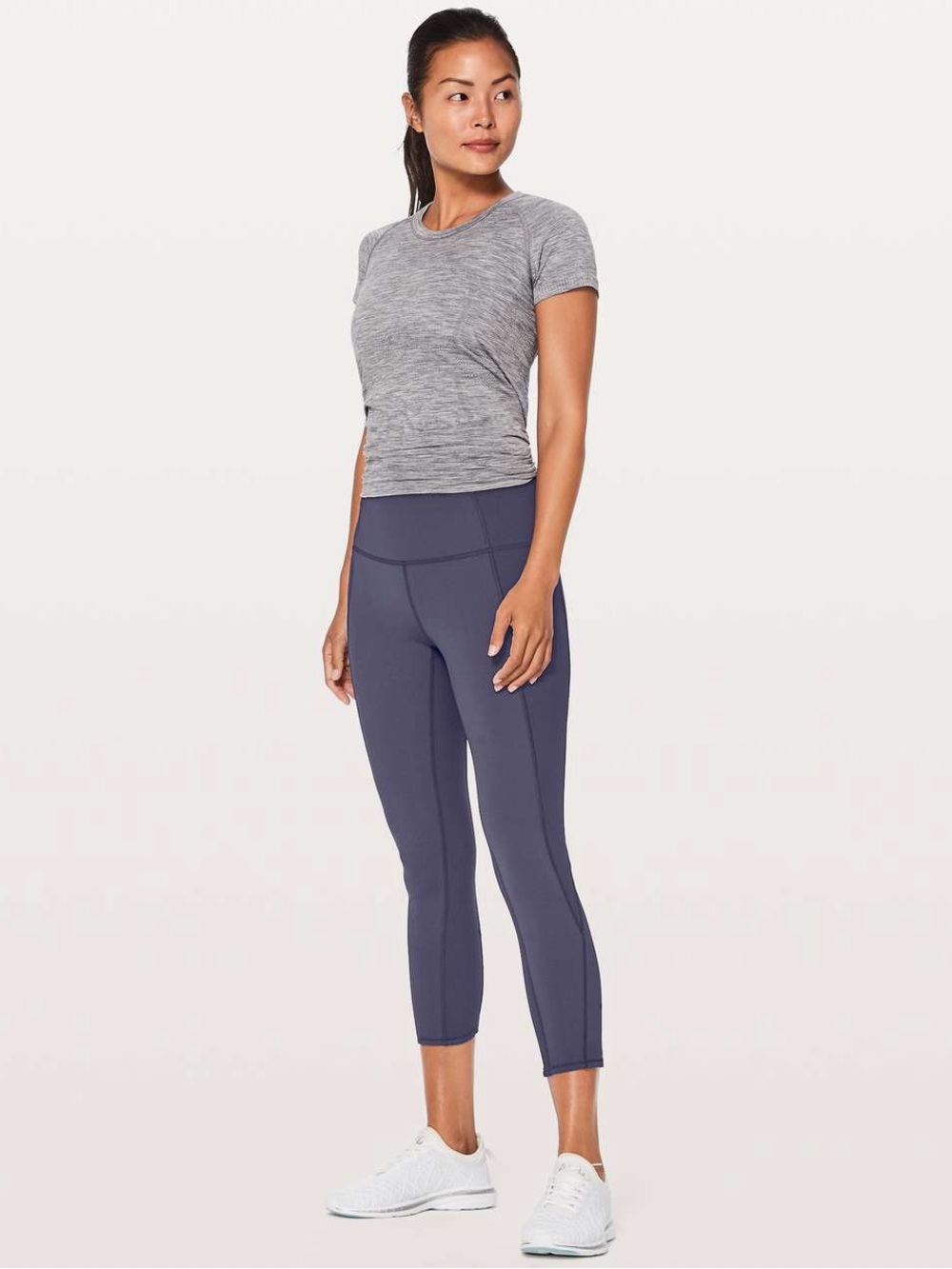 Lululemon On Your Mark High-Rise Crop 23" Leggings Midnight Navy Size 2